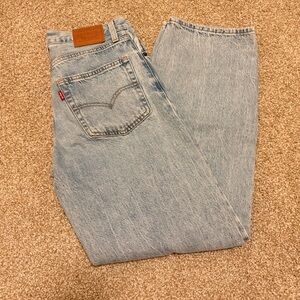Levi's Women's Light Blue Baggy Dad Jeans
